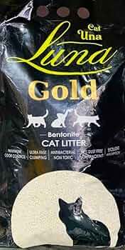 Luna Gold Bentonite Clumping Cat Litter 5L