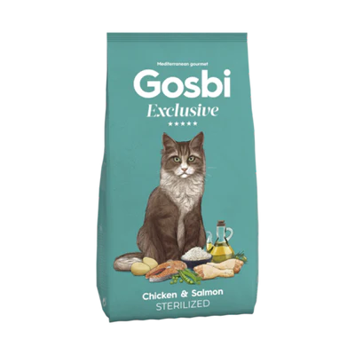 Gosbi Exclusive Chicken&Salmon Sterilized Cats 400g