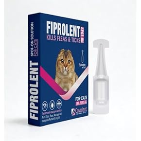 FIPROLENT Spot-On Flea & Tick Treatment for Cats