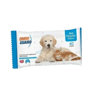 Omni Guard Anti Parasitic Wipes (40 Wipes)