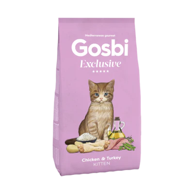 Gosbi Exclusive Chicken&Turkey Kitten Cats 400g